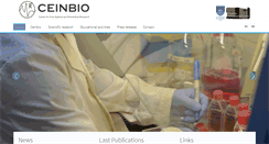 Desktop Screenshot of ceinbio.udelar.edu.uy