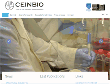 Tablet Screenshot of ceinbio.udelar.edu.uy